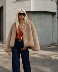 Bad Habits Faux Fur Jas