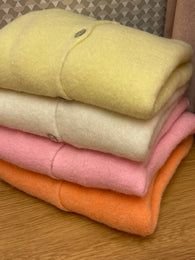 Cardigan met ronde hals * Verschillende kleuren