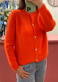 Cardigan met ronde hals * Verschillende kleuren