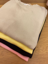 Trui katoen met korte mouwen * Verschillende kleuren