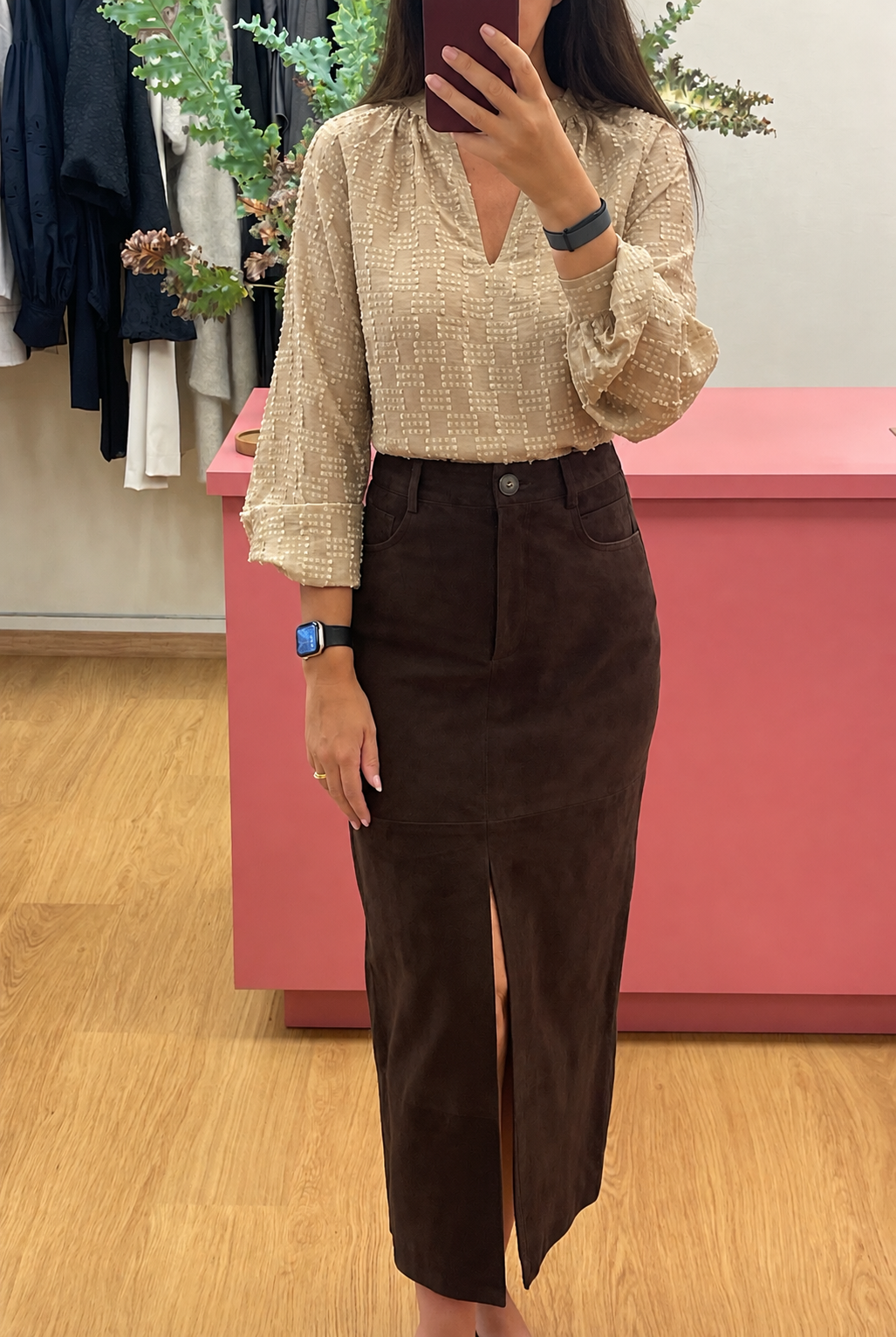 Ibana Suede Rok