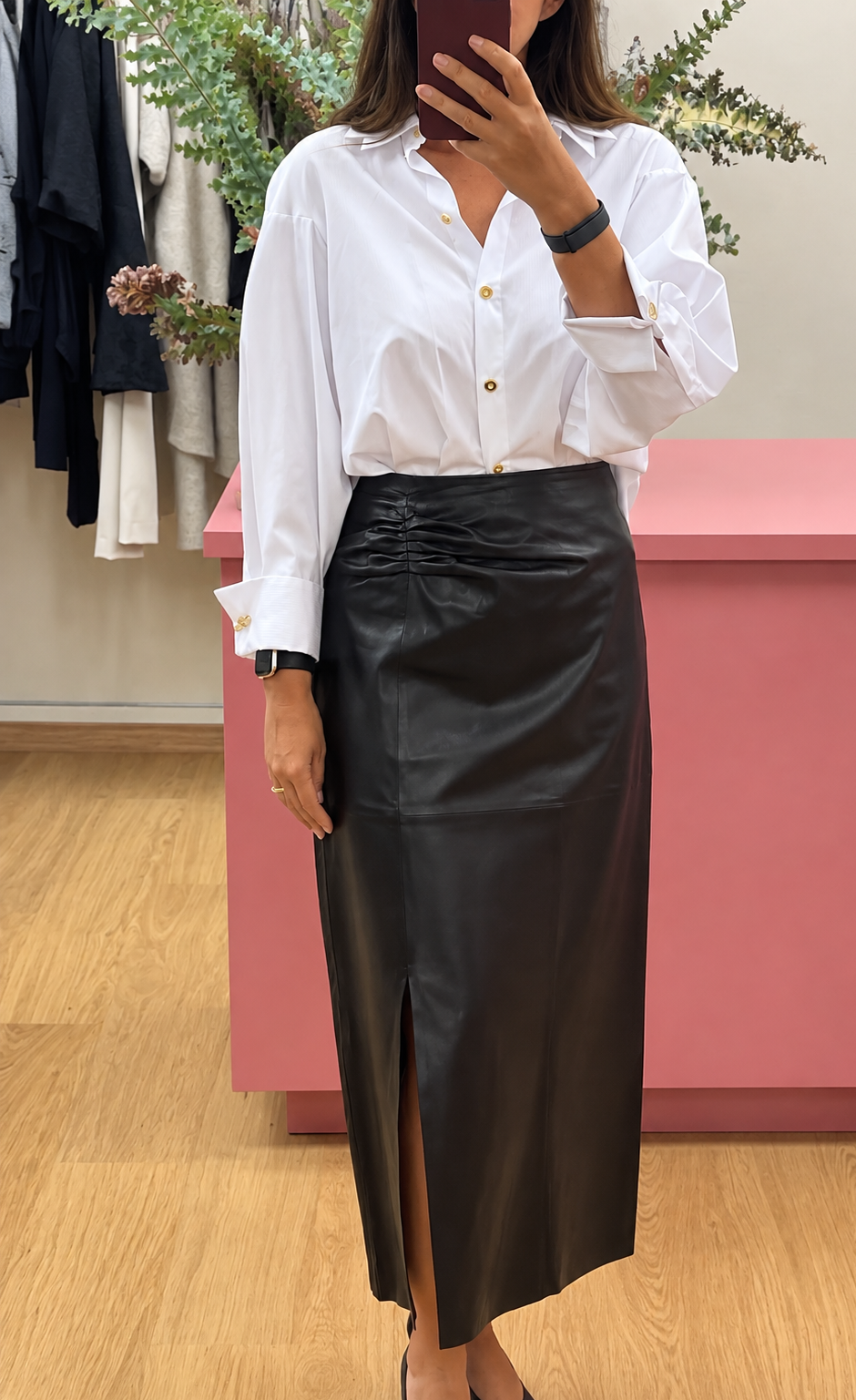 Ibana Leder Rok
