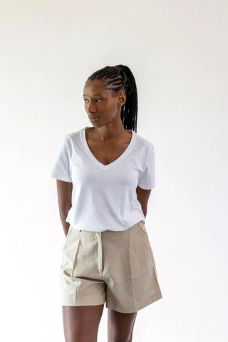 My White Cotton T-Shirt